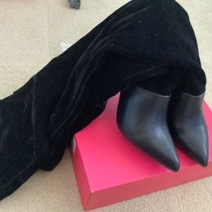 Thigh High Black Stilletos boots!! Yas you need these honey!